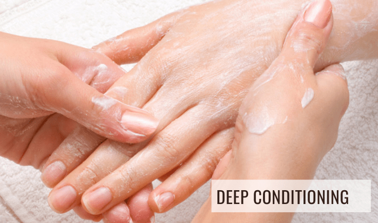 deep conditioning to make your hands look wrinkle free