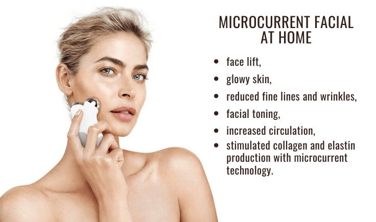 microcurrent facial at home benefits