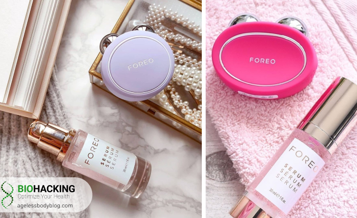 foreo microcurrent devices bear, bear mini and serums